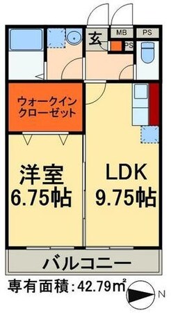 メゾンボナールの物件間取画像